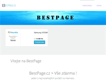 Tablet Screenshot of bestpage.cz